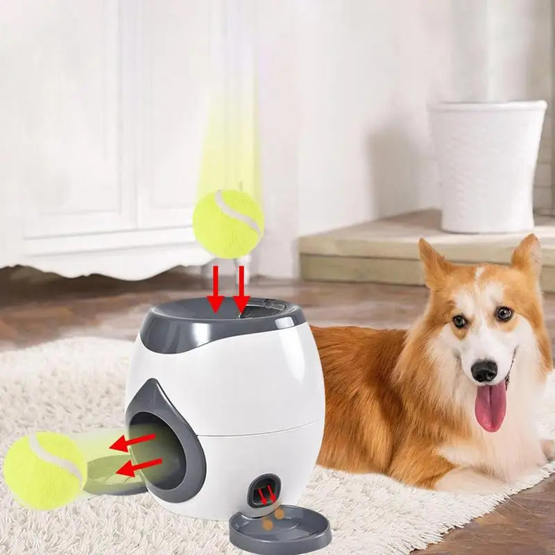 2 in 1 Throwing Machine Pet Ball Toy for All Size Dog