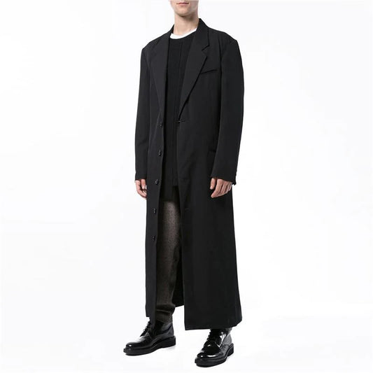 Long Black Trench Coat