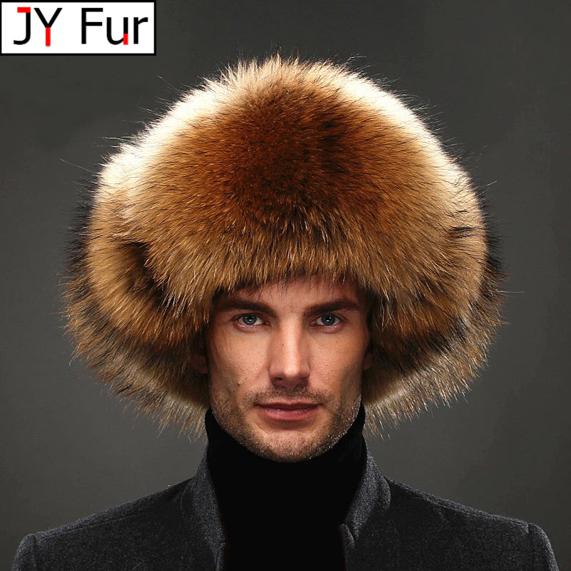 Real Luxury Fox Fur Hat -(Size 58cm-60cm)