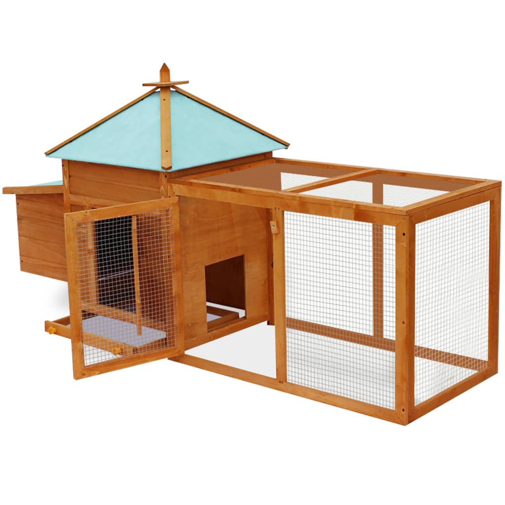 Outdoor Chicken Coop House Playpen - (190 X 72 X 102 Cm)